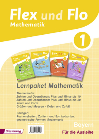 1. Jahrgangsstufe, Lernpaket Mathematik, 4 Hefte (Für die Ausleihe)