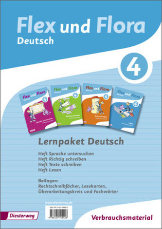 Lernpaket Deutsch 4 (Verbrauchsmaterial), 4 Hefte