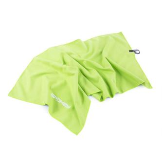 Sirocco M rychleschnoucí ručník 40 x 80 cm - zelený + odnímací spona
