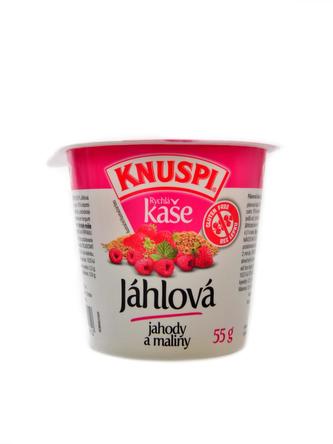 Rychlá kaše jáhlová malina a jahoda 55g