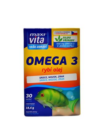 Maxivita Rybí olej Omega 30 kapslí blistr