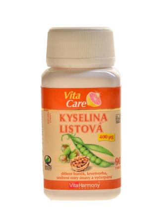 Kyselina Listová 400 mcg 90 tablet
