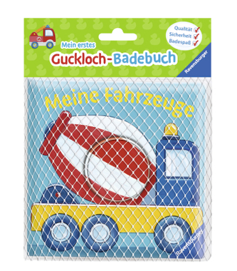 Mein erstes Guckloch-Badebuch: Meine Fahrzeuge