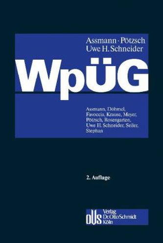 Wertpapiererwerbs- und Übernahmegesetz (WpÜG), Kommentar