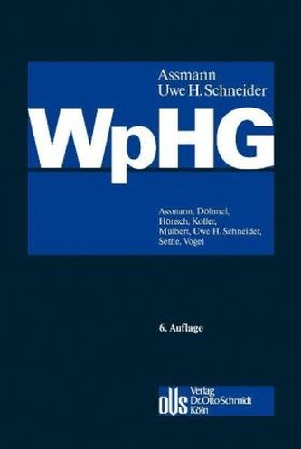 WpHG, Wertpapierhandelsgesetz, Kommentar