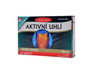 Aktivní uhlí 20 kapslí