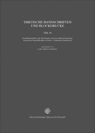 Tibetische Handschriften und Blockdrucke. Gesammelte Werke des Kon-sprul Blo-gros mtha'-yas. Tl.18