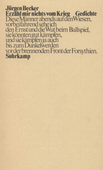 Erzähl mir nichts vom Krieg