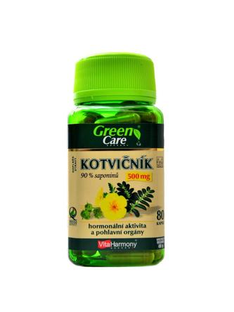 Kotvičník 500 mg 90% saponinů 80 kapslí