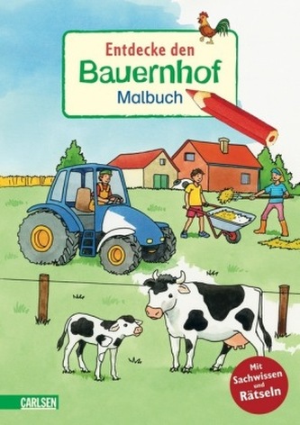 Entdecke den Bauernhof: Malbuch