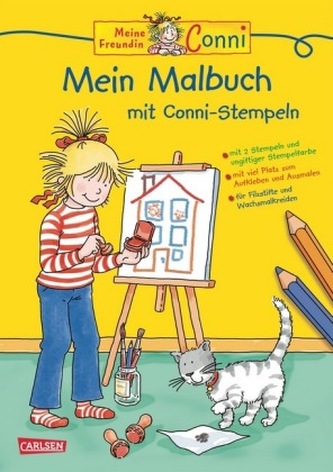 Meine Freundin Conni - Mein Malbuch mit Conni-Stempeln