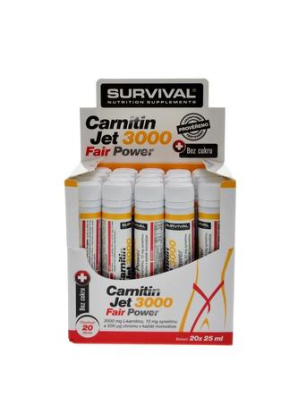 Carnitin JET 3000 fair power 20 x 25 ml