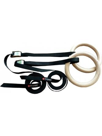 Gymnastické kruhy gymnastic wooden rings 4049