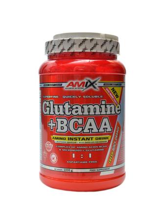 Glutamine + BCAA powder 1000 g - citron-limetka