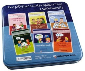 Die pfiffige Kartenspiel-Kiste Mathematik, 6 Kartenspiele