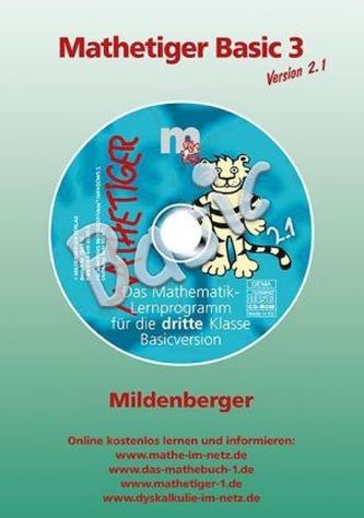 Mathetiger Basic 3, Ausgabe Bayern, CD-ROM