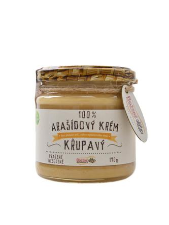 100% Arašídový krém křupavý 190 g
