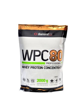 Diamond line WPC 80 protein 2000 g - čokoláda