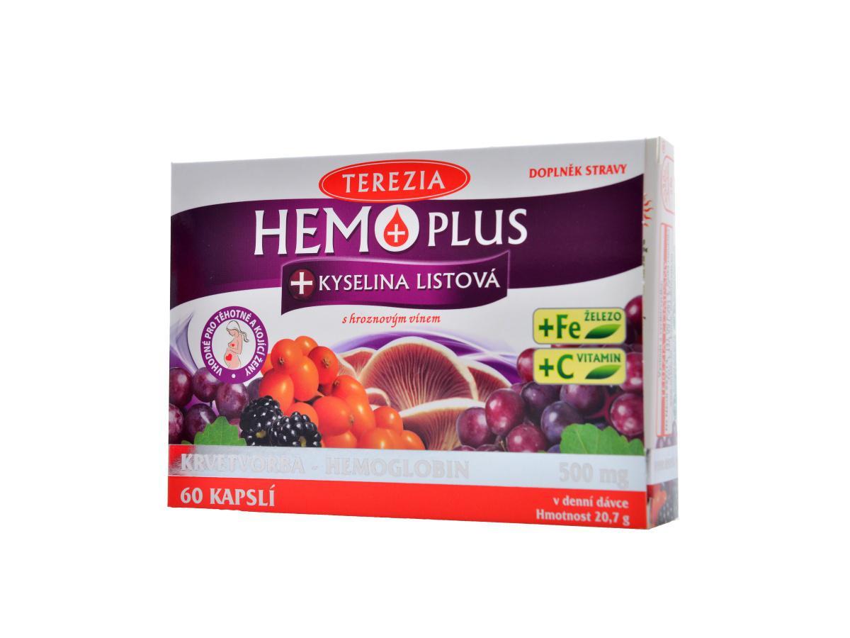 Hemoplus + kyselina listová 60 kapslí - - Megaknihy.cz