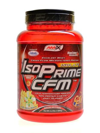 Isoprime CFM protein isolate 90 1000 g - dvojitá bílá čokoláda Isoprime CFM protein isolate 90 1000 g - dvojitá bílá čokoláda