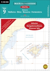 Delius Klasing-Sportbootkarten Mallorca - Ibiza - Menorca - Formentera, DVD-ROM, Ausgabe 2016