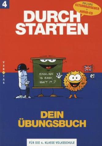 Durchstarten Englisch - Dein Übungsbuch, 4. Schulstufe, m. Audio-CD