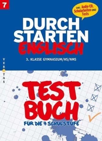 Testbuch für die 7. Schulstufe, m. Audio-CD