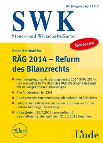 RÄG 2014 - Reform des Bilanzrechts (f. Österreich)