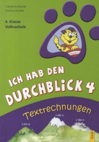 Ich hab den Durchblick, 4. Klasse - Textrechnungen