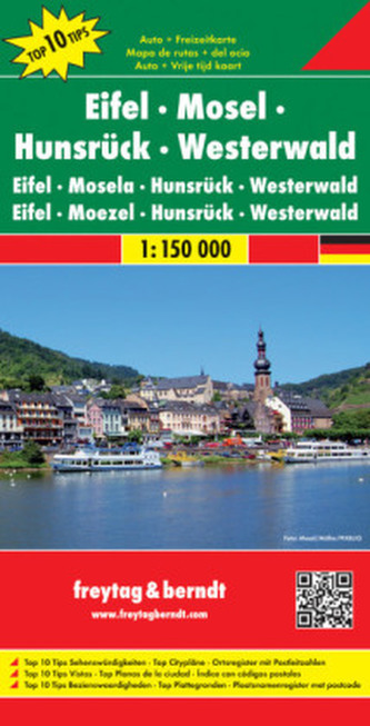 Eifel,Mosel,Hunsrück,Westerwald 1:150T/automapa Eifel,Mosel,Hunsrück,Westerwald 1:150T/automapa