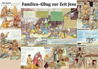 Familienalltag zur Zeit Jesu, Plakat