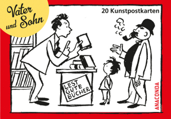 Vater und Sohn, Postkartenbuch