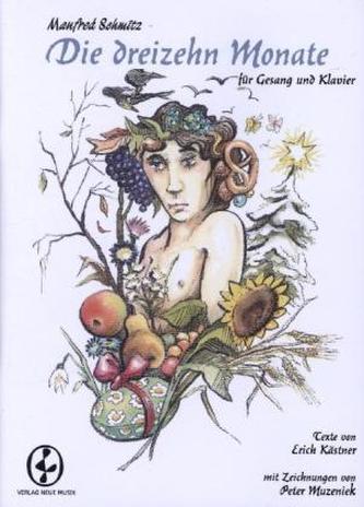 Die dreizehn Monate für Gesang und Klavier, Partitur