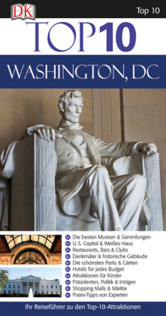 Top 10 Washington DC, m. 1 Karte
