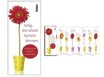 Selig, die allzeit lächeln können, Leporello m. Briefumschlag