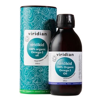 Viridian nutrition - Viridikid Omega 3 Oil 200ml Organic pro děti