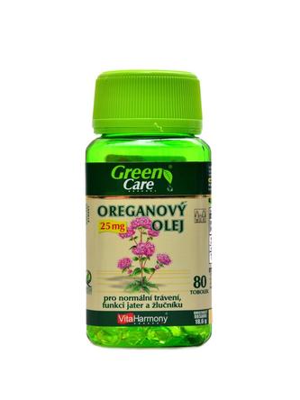 Oreganový olej 25 mg 80 kapslí