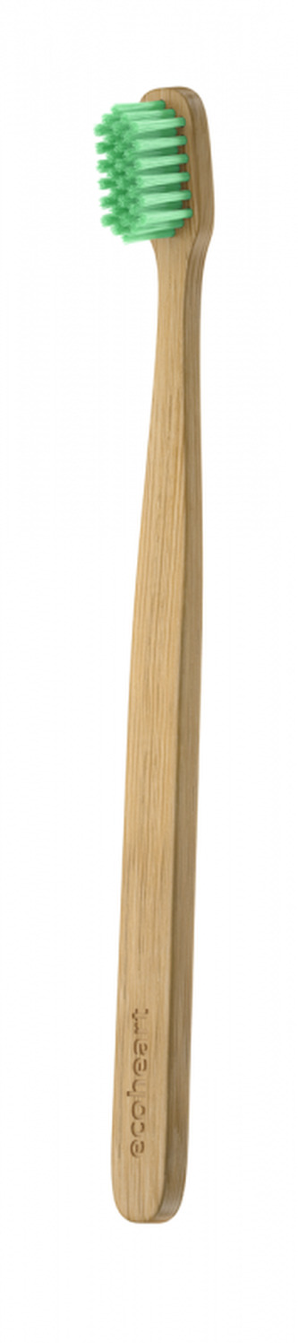 Ecoheart Bambusový kartáček v papírové krabičce (extra soft) - zelený