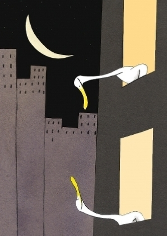 Gänseflirt, Postkarten