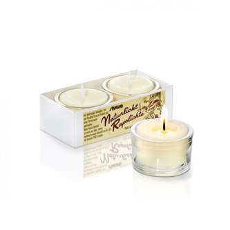 Stuwa Sada malých svíček ve skle (2 ks x 28 g) - bez vůně - bez parfemace, pro citlivé nosy