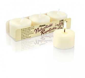 Stuwa Sada malých svíček (3 ks x 30 g) - bez vůně - bez dózy a parfemace