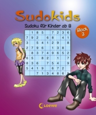 Sudoku für Kinder ab 8. Block.3