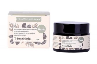 Navia Slupovací maska pro T-zónu (10 g) - s černým uhlím a mořskými řasami