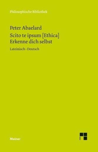 Erkenne dich selbst. Scito te ipsum [Ethica]