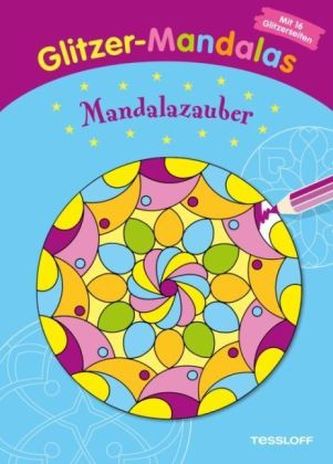 Glitzer-Mandalas. Mandalazauber