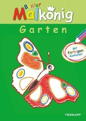 Bunter Malkönig, Garten