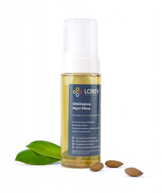 Lobey Jemná obličejová mycí pěna BIO (150 ml) - šetrné a maximálně funkční složení