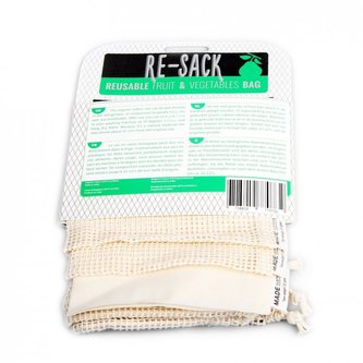 Re-Sack 3pack - balíček sáčků na ovoce, zeleninu a pečivo (3 ks)