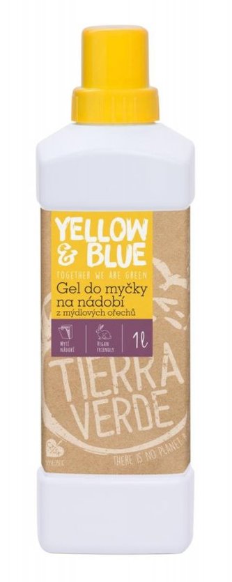 Yellow&Blue Gel do myčky na nádobí (1 l) - z mýdlových ořechů v bio kvalitě