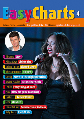 Easy Charts, für Klavier. Bd.4